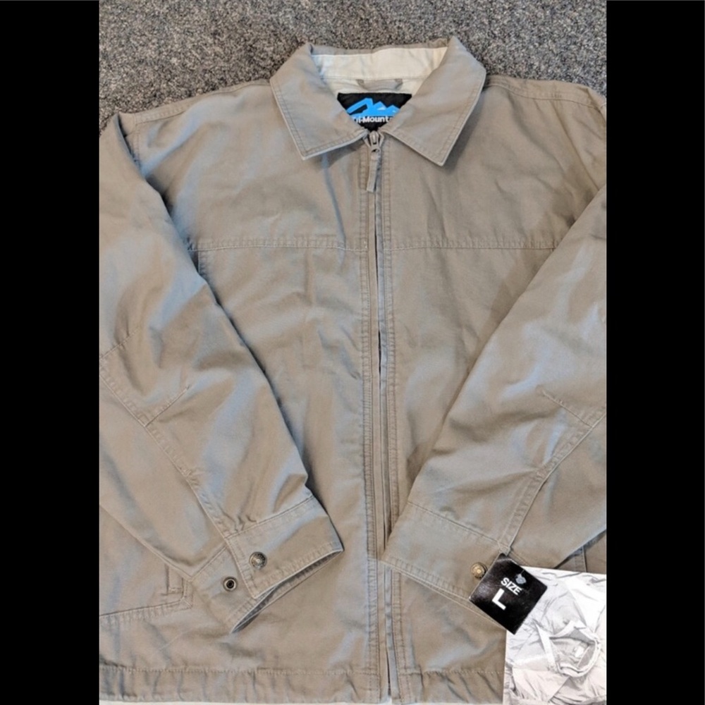 Tri Mountain men’s coat. Taupe Brand  new.